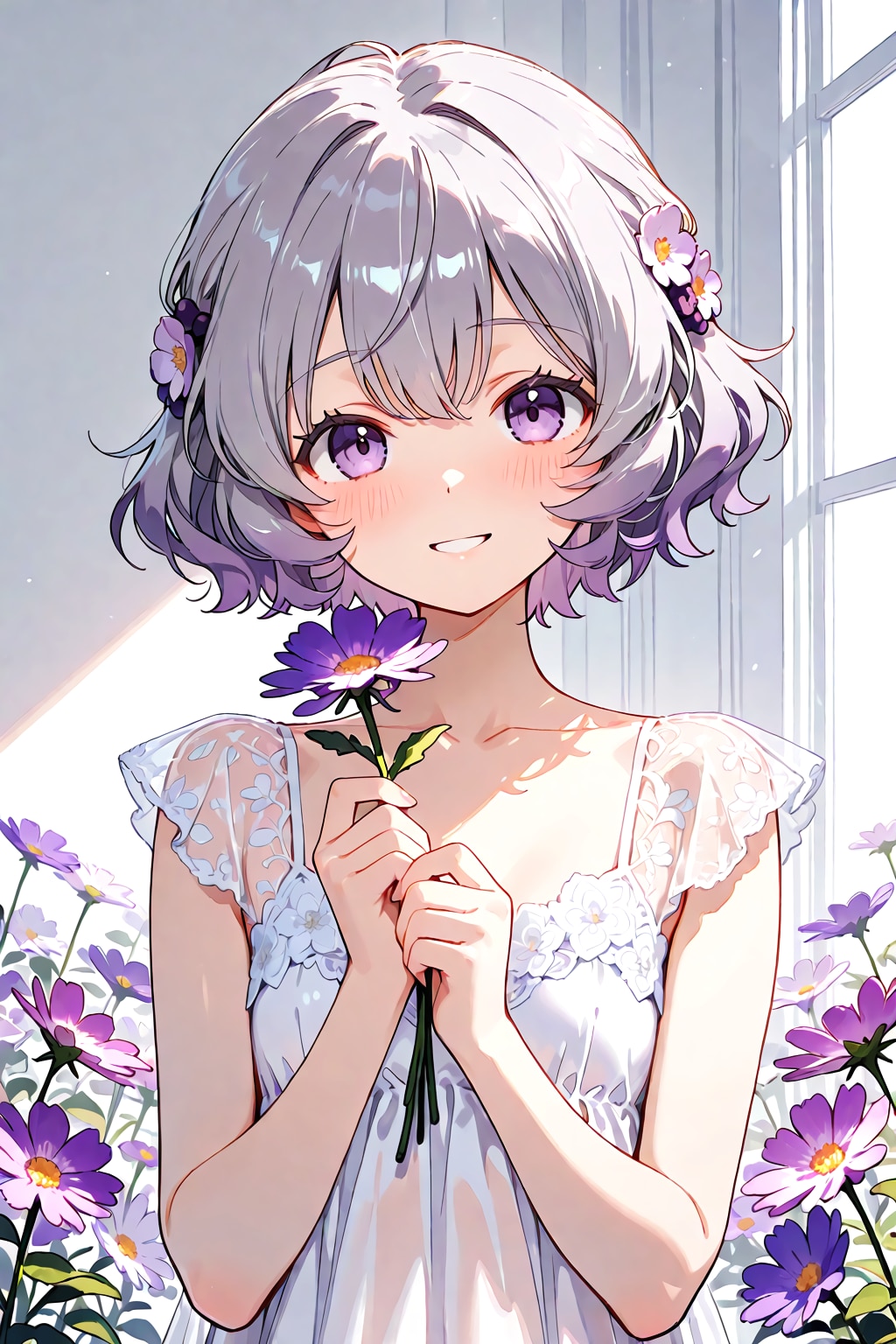 その笑顔 花粉症だと 知らぬ人
