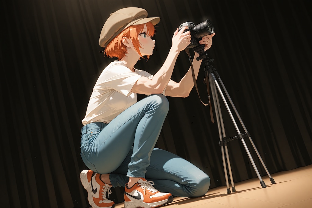 ファッションショーの写真撮影