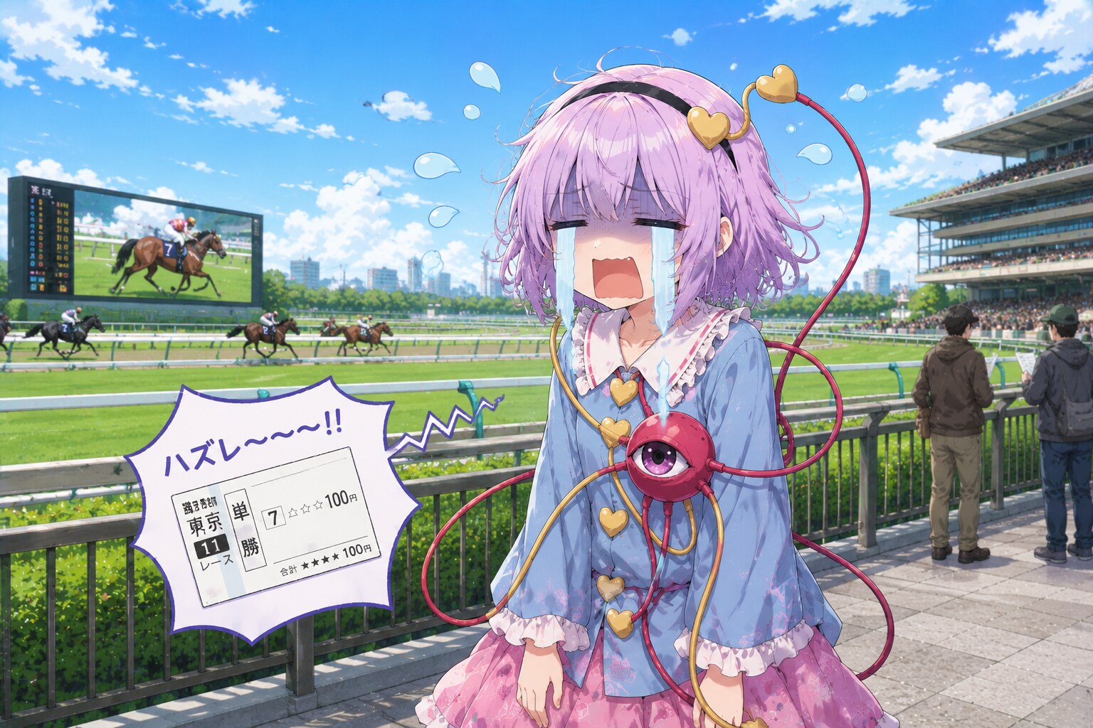 競馬で大負けするさとりちゃん