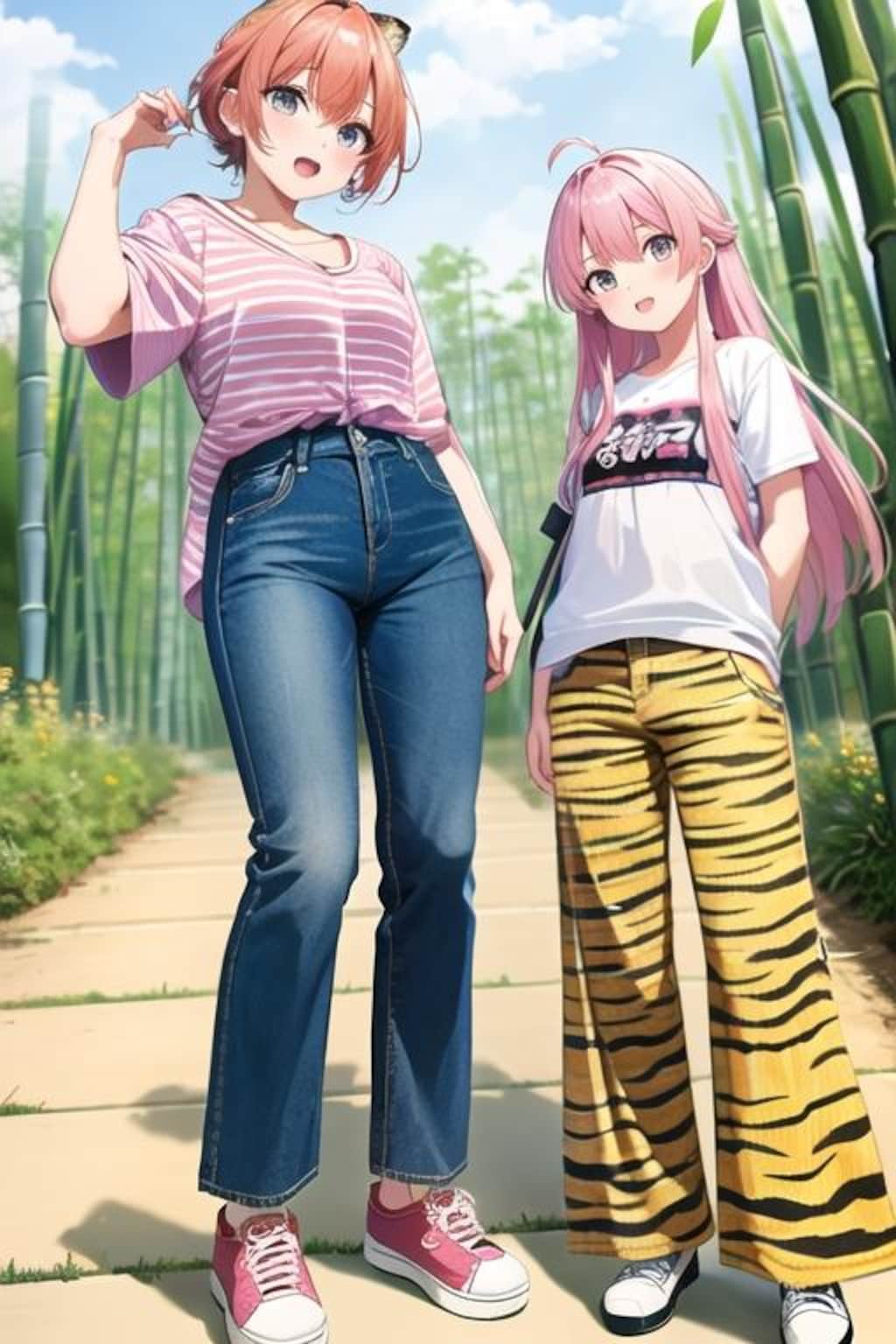 竹林（桃髪娘）