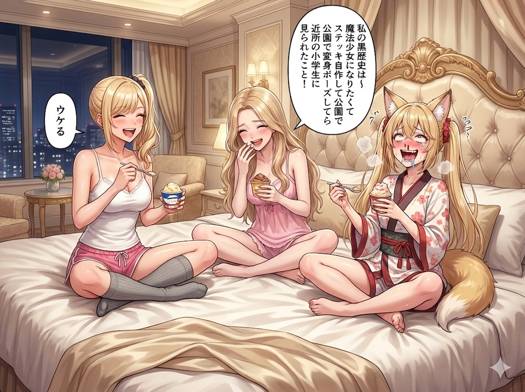 お泊まり女子会