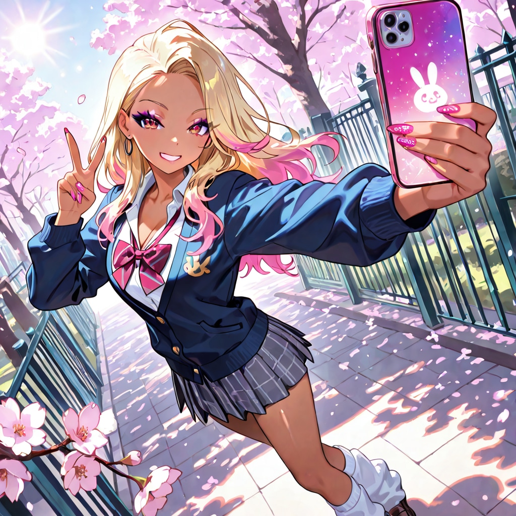 ギャル新入生 | の人気AIイラスト・グラビア