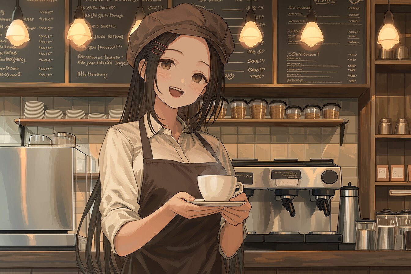 カフェのお姉さん☕✨119 | の人気AIイラスト・グラビア