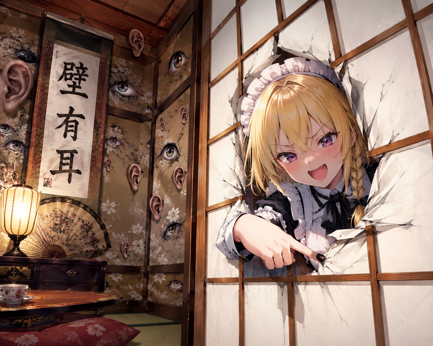 壁に耳あり、障子にメアリー | の人気AIイラスト・グラビア