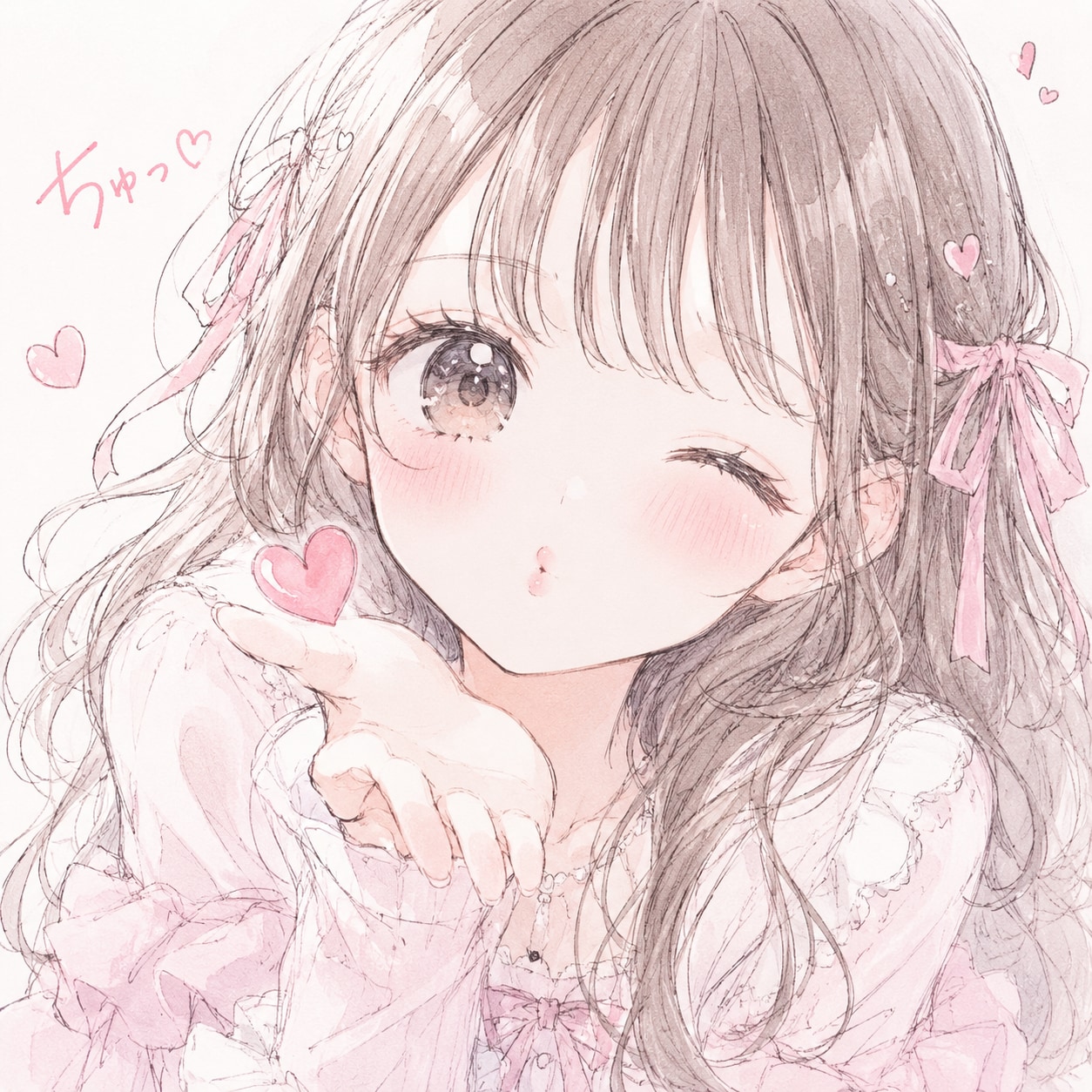 ちゅっ💕