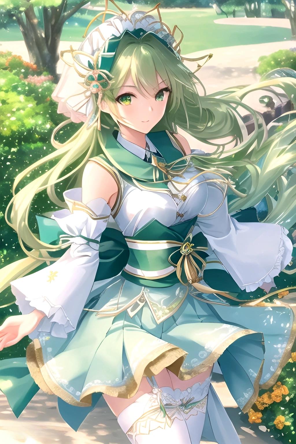 緑の瞳の女の子 | の人気AIイラスト・グラビア