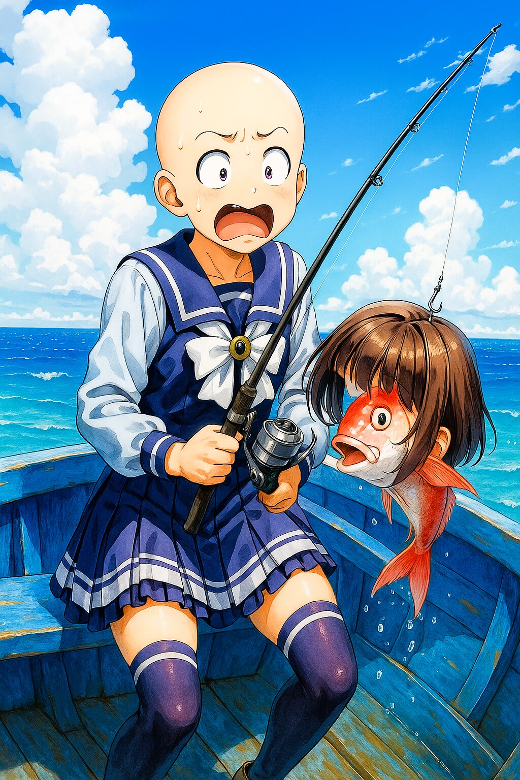 ウィッグで鯛を釣る