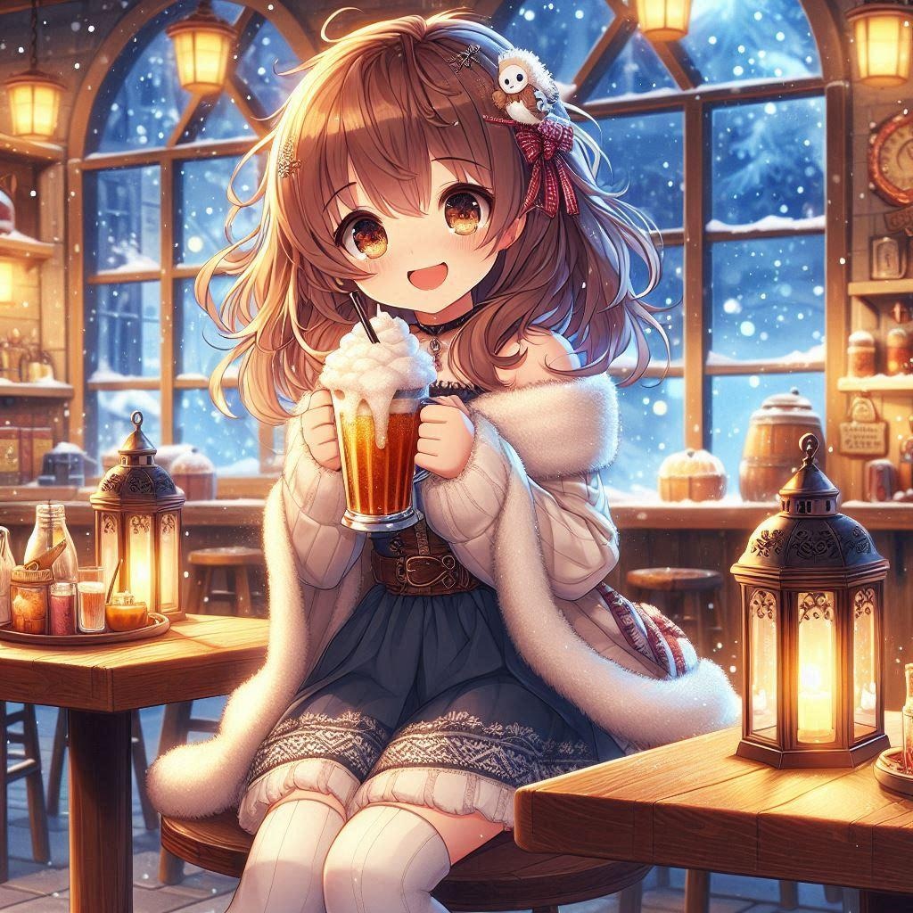 ※バタービール(ノンアルコール)です🍺