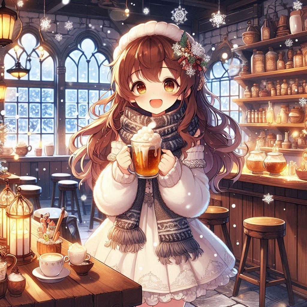 ※バタービール(ノンアルコール)です🍺