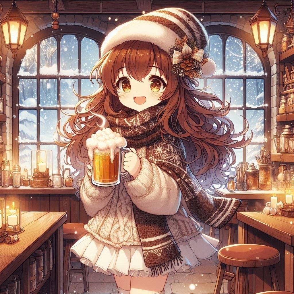 ※バタービール(ノンアルコール)です🍺