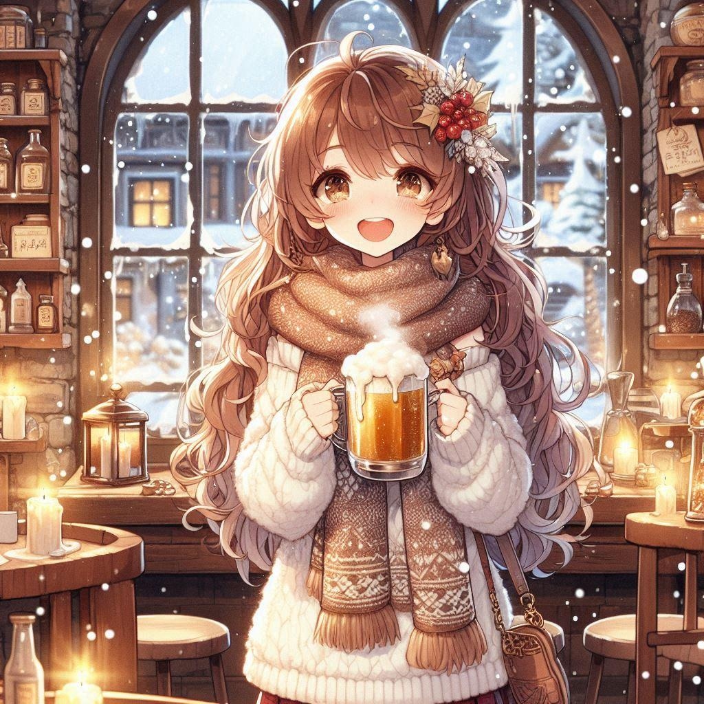 ※バタービール(ノンアルコール)です🍺