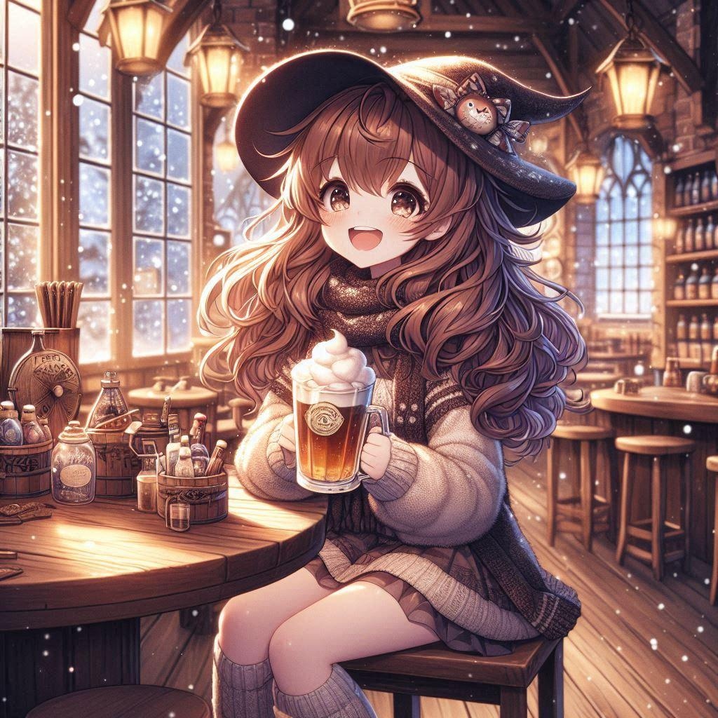 ※バタービール(ノンアルコール)です🍺