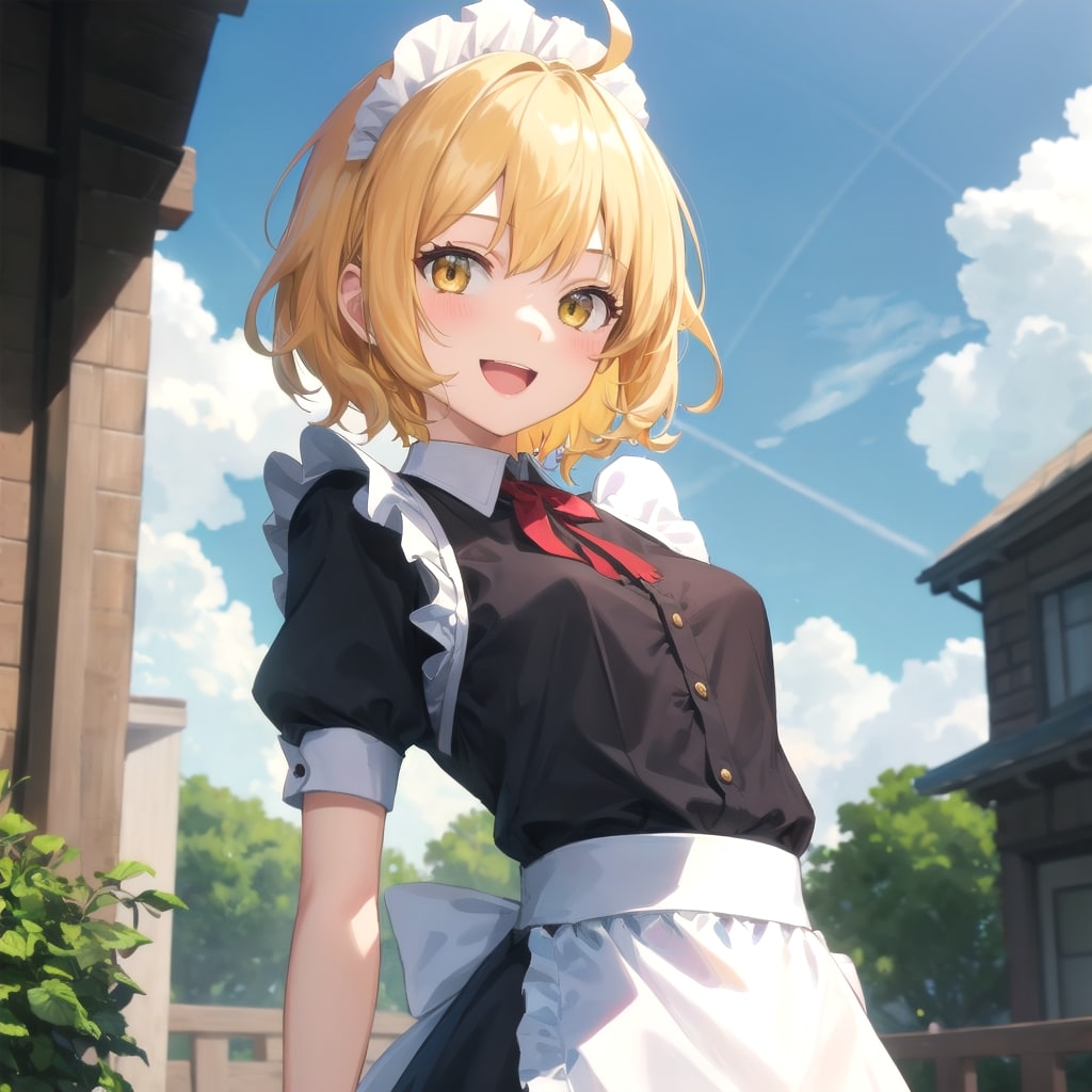 暑い日にメイドの仕事ユイちゃんや　弾