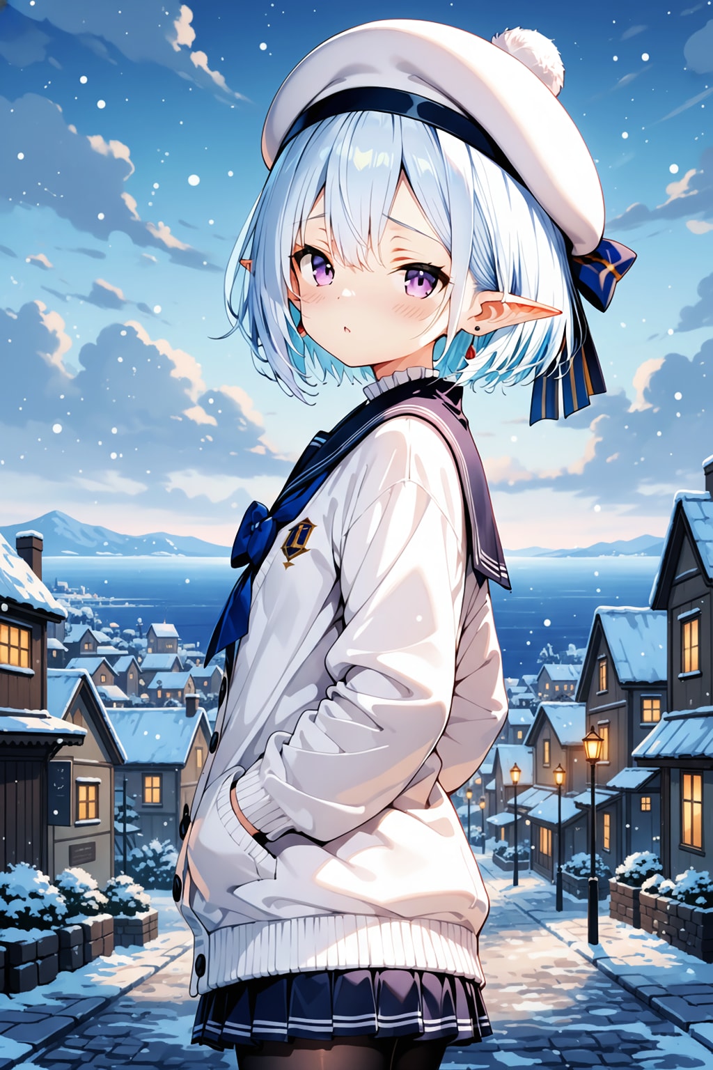 雪どけのホットミルク