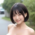 スナップショット　公園×ダウンブラウス 3枚目