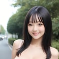 スナップショット　公園×ダウンブラウス 4枚目