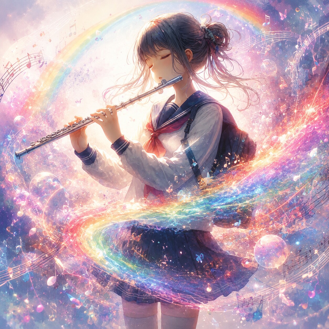 虹を編めたら ／ fhána | の人気AIイラスト・グラビア