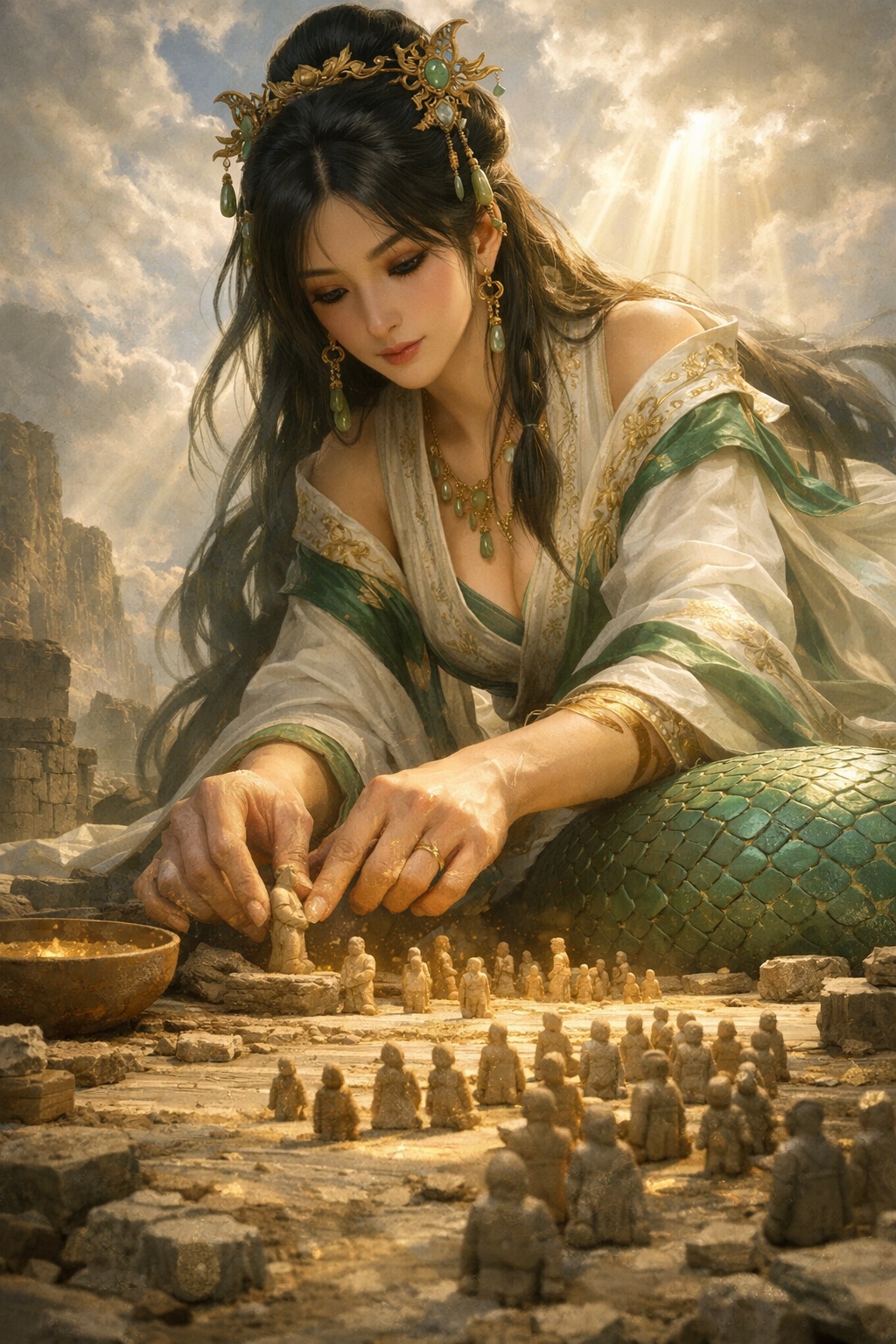 【神話と女神：女媧―中国神話】 | の人気AIイラスト・グラビア