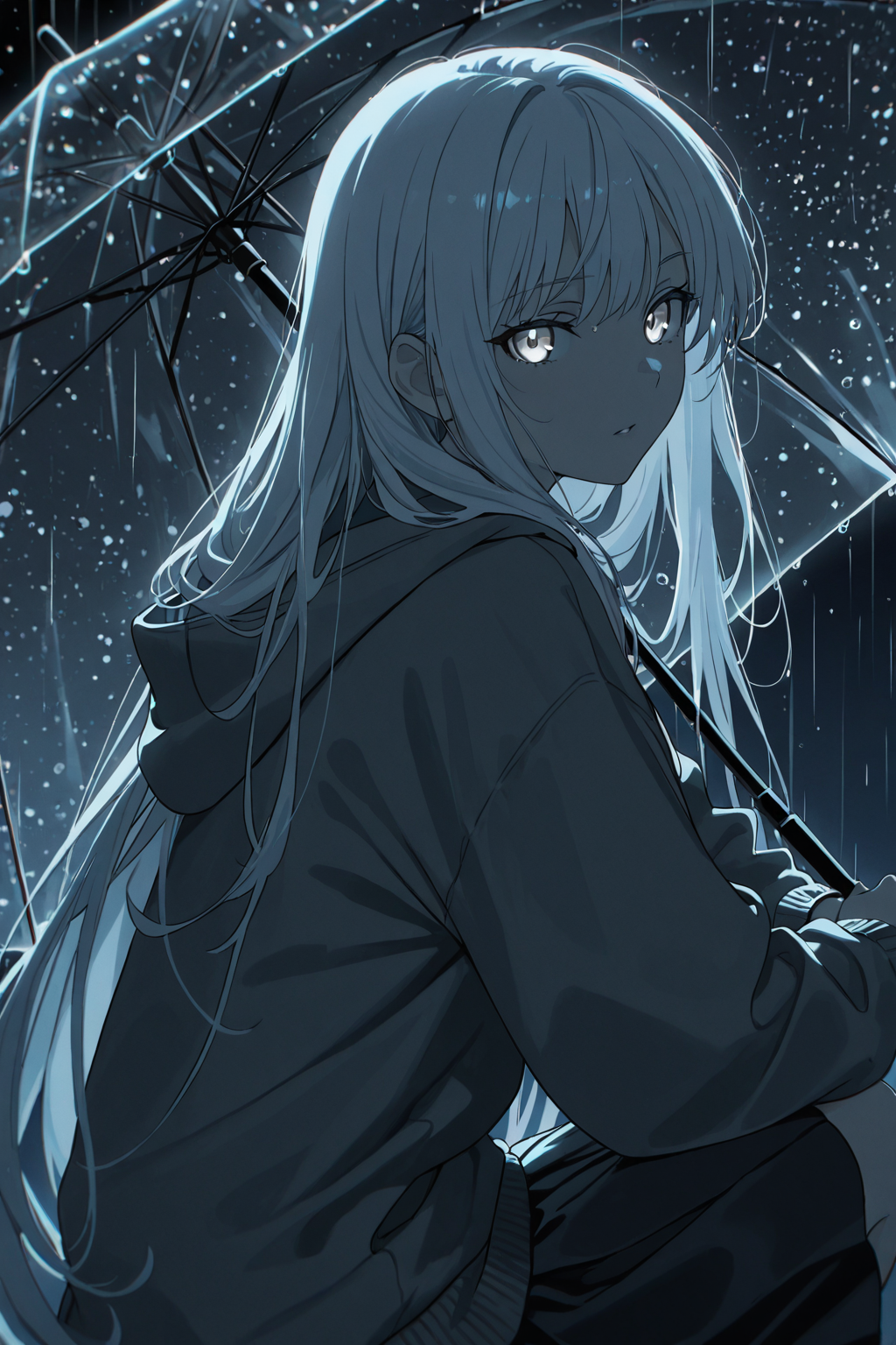 雨の降る夜 | の人気AIイラスト・グラビア