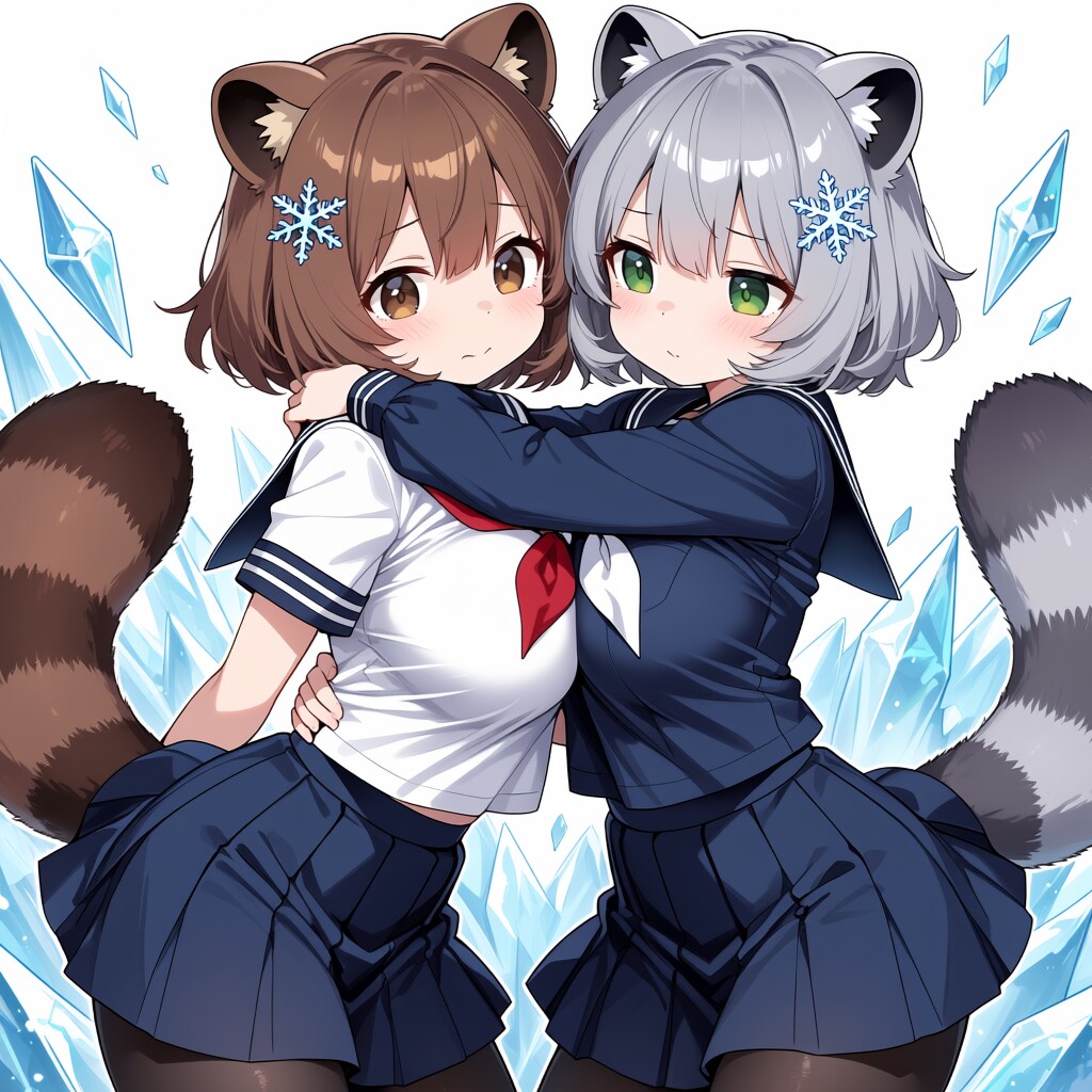ひんやりユキタヌキちゃん❄️