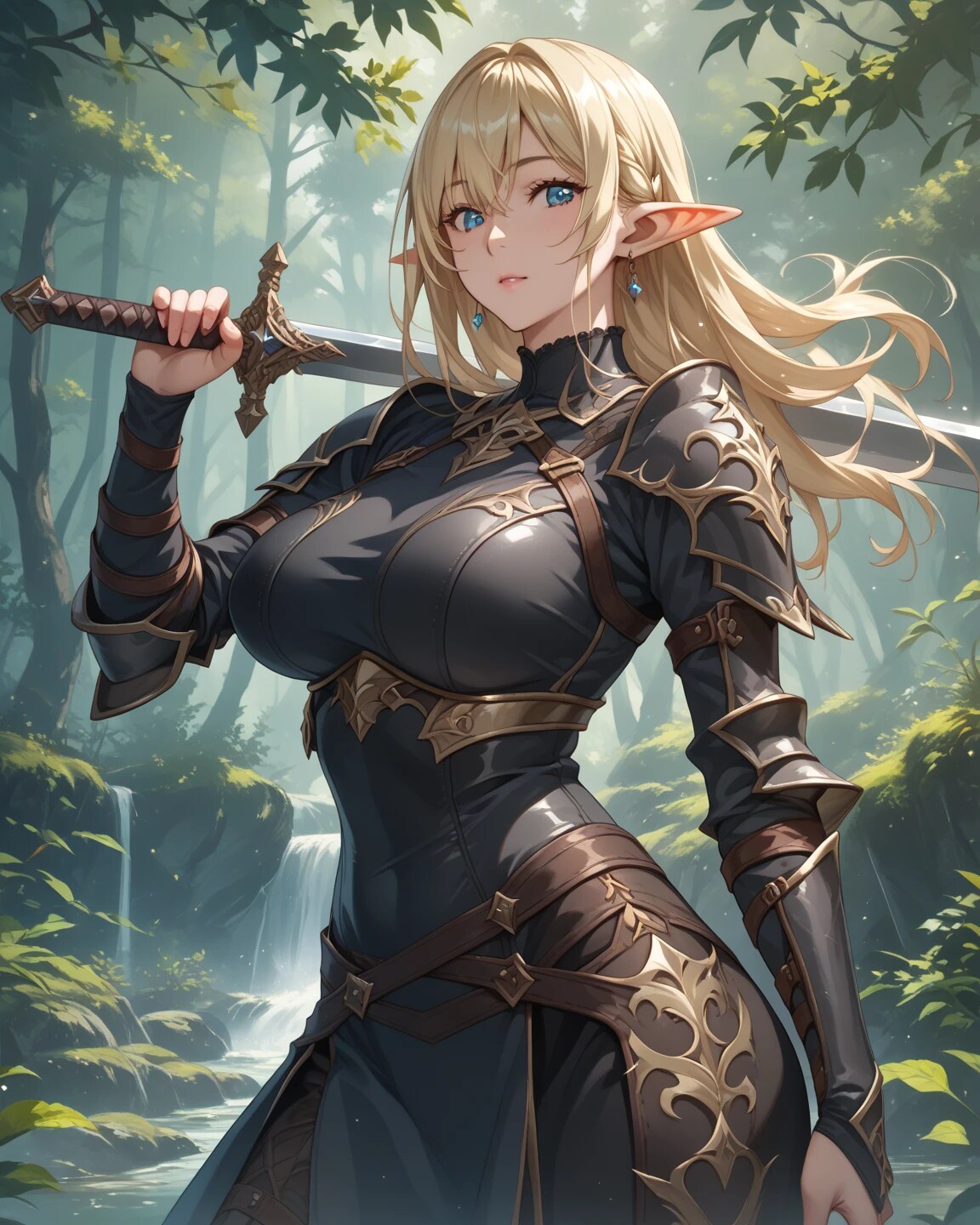水霧の森のエルフ騎士