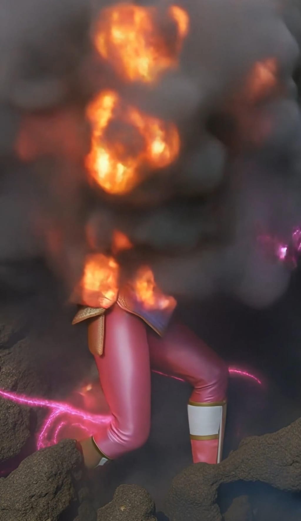 スーツ大爆破ピンチ