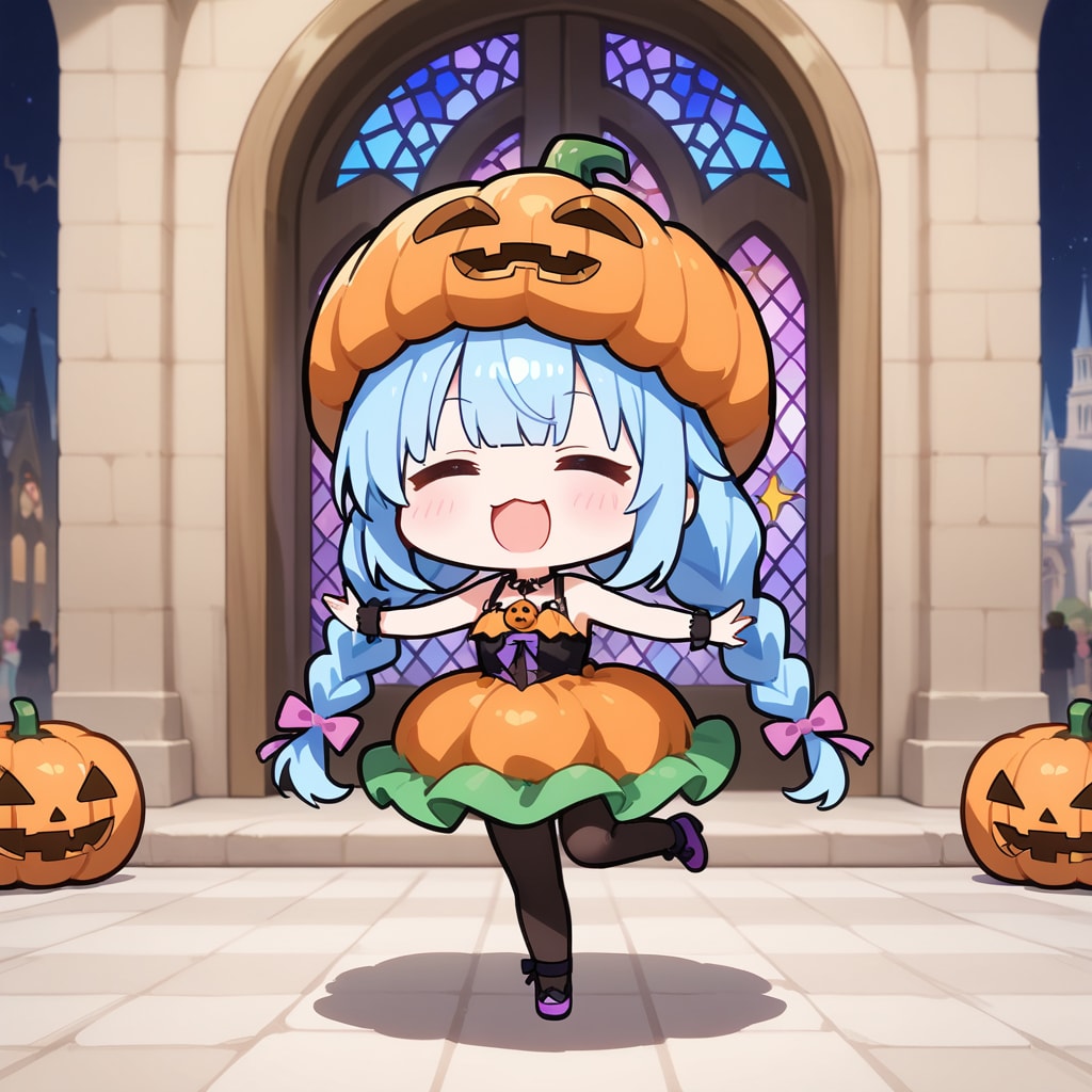 踊る青髪ちゃん