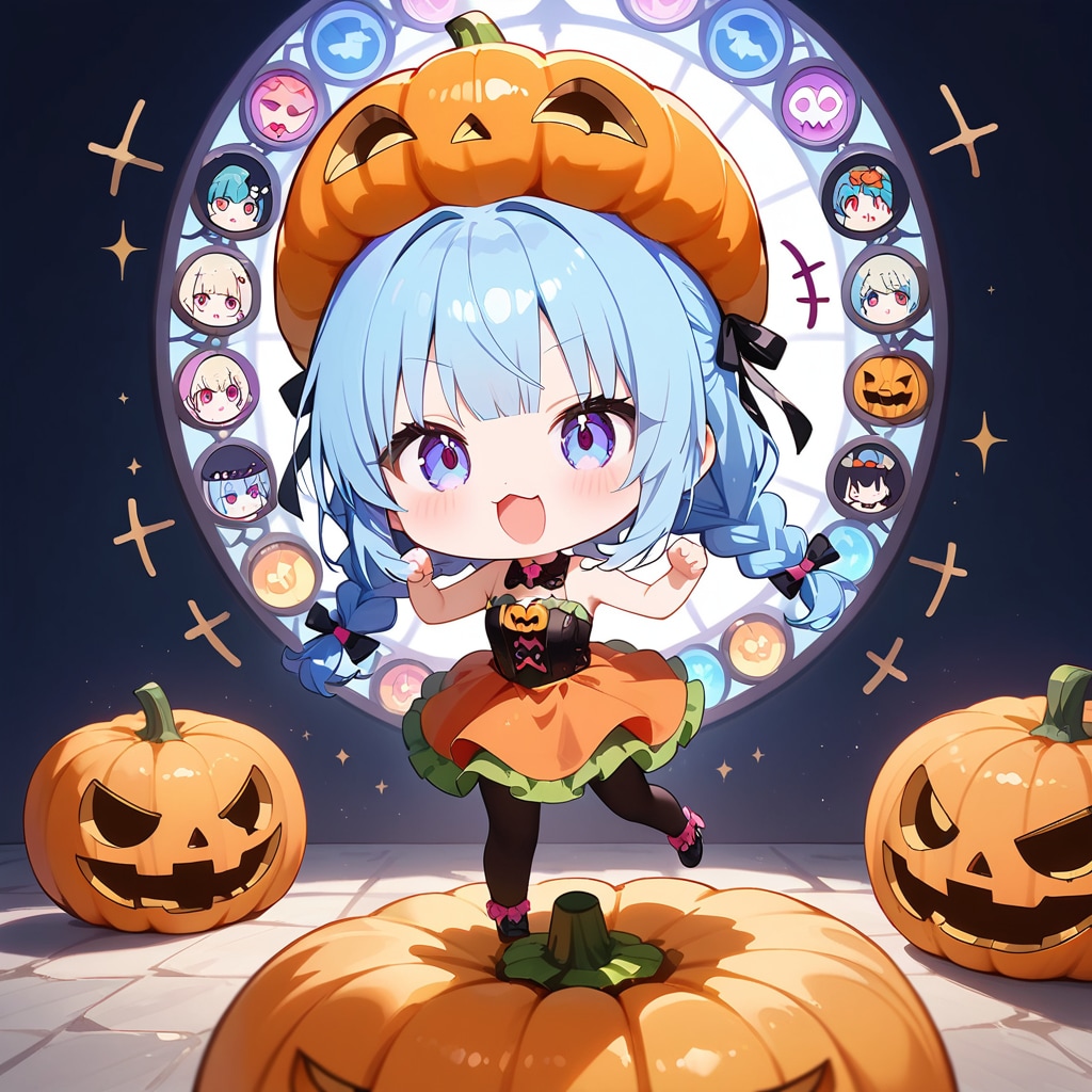 踊る青髪ちゃん