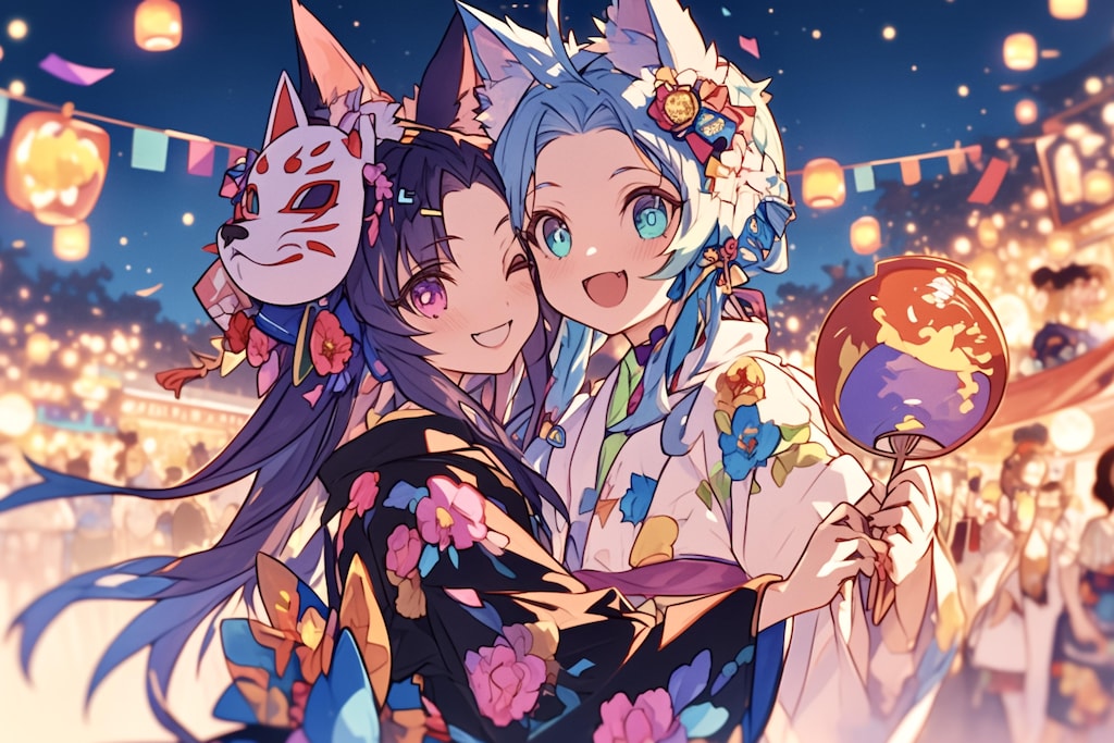 夏祭り✖︎けもみみ🐾