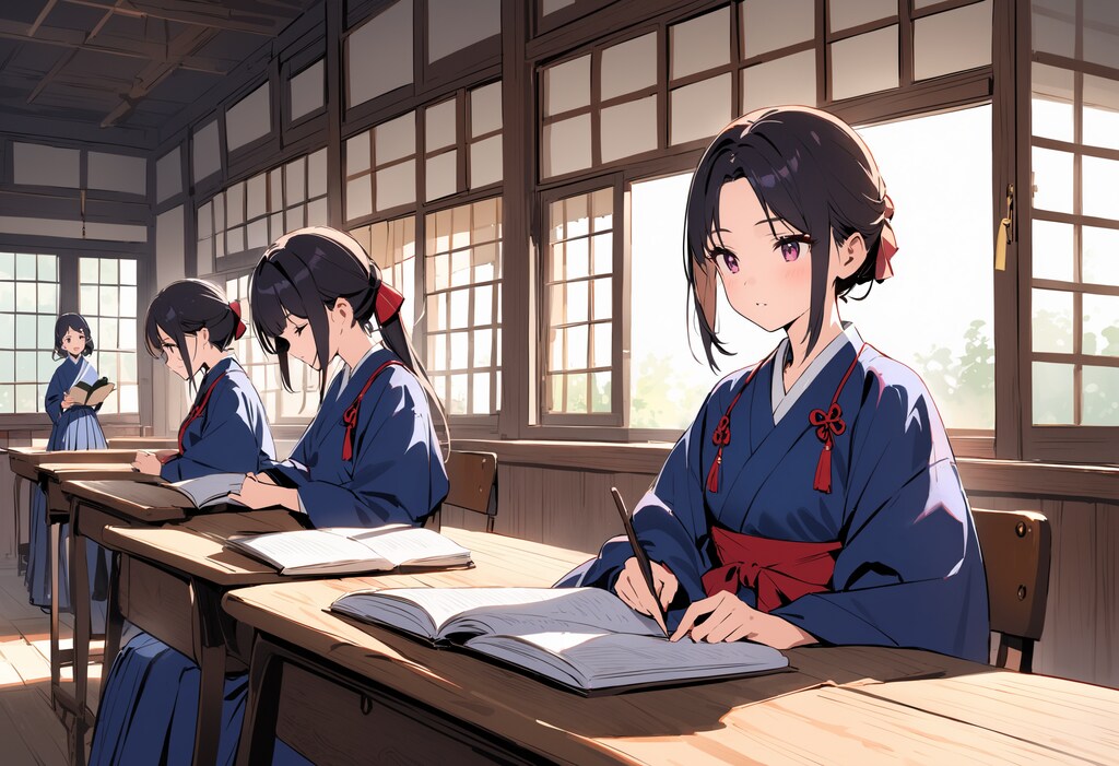 明治時代へタイムスリップした、ちちぷいスクール