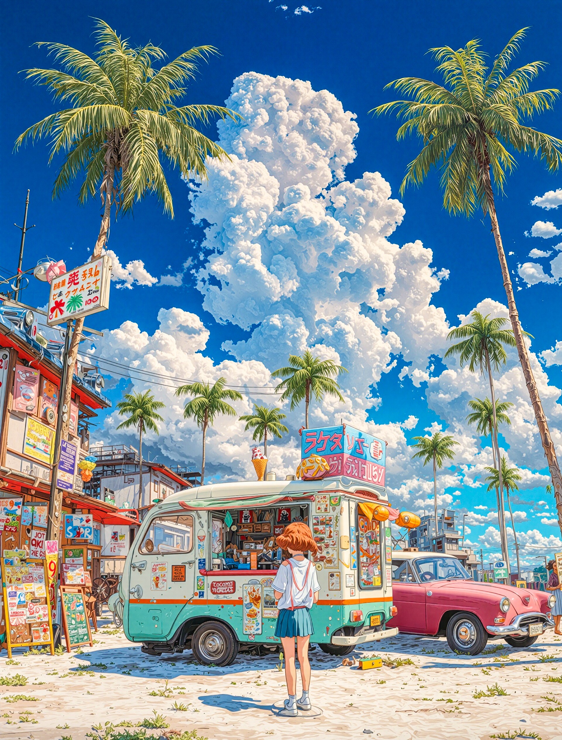 夏雲アイスクリーム | の人気AIイラスト・グラビア