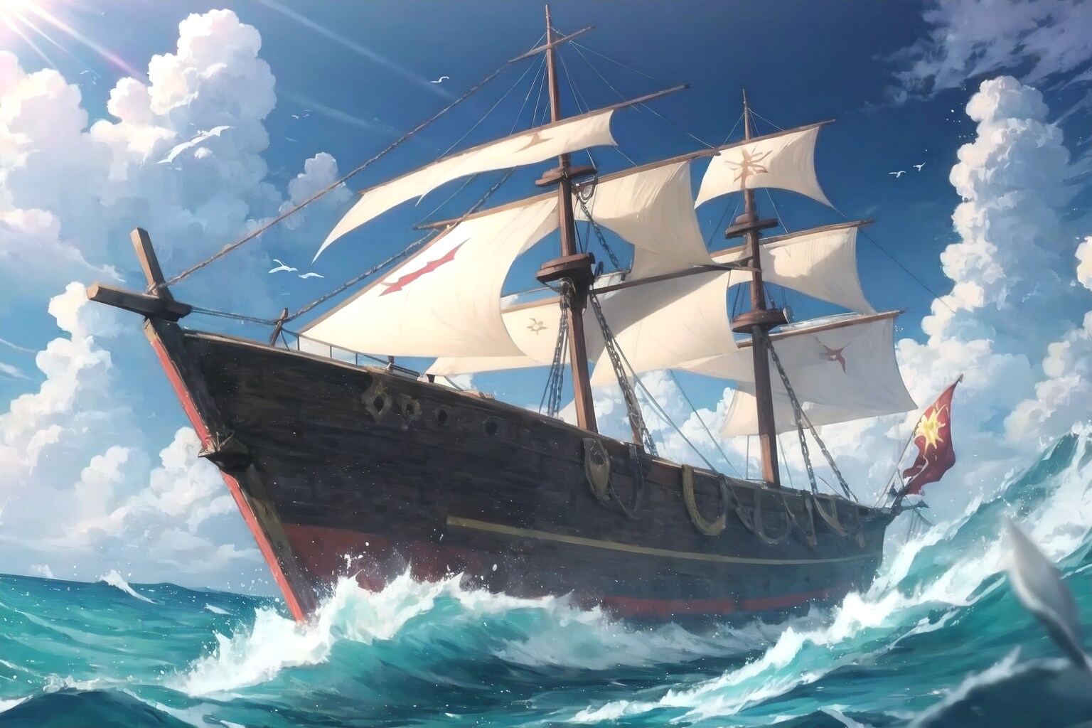 荒れ狂う海 | の人気AIイラスト・グラビア