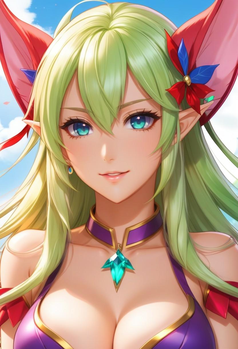 Elves anime style