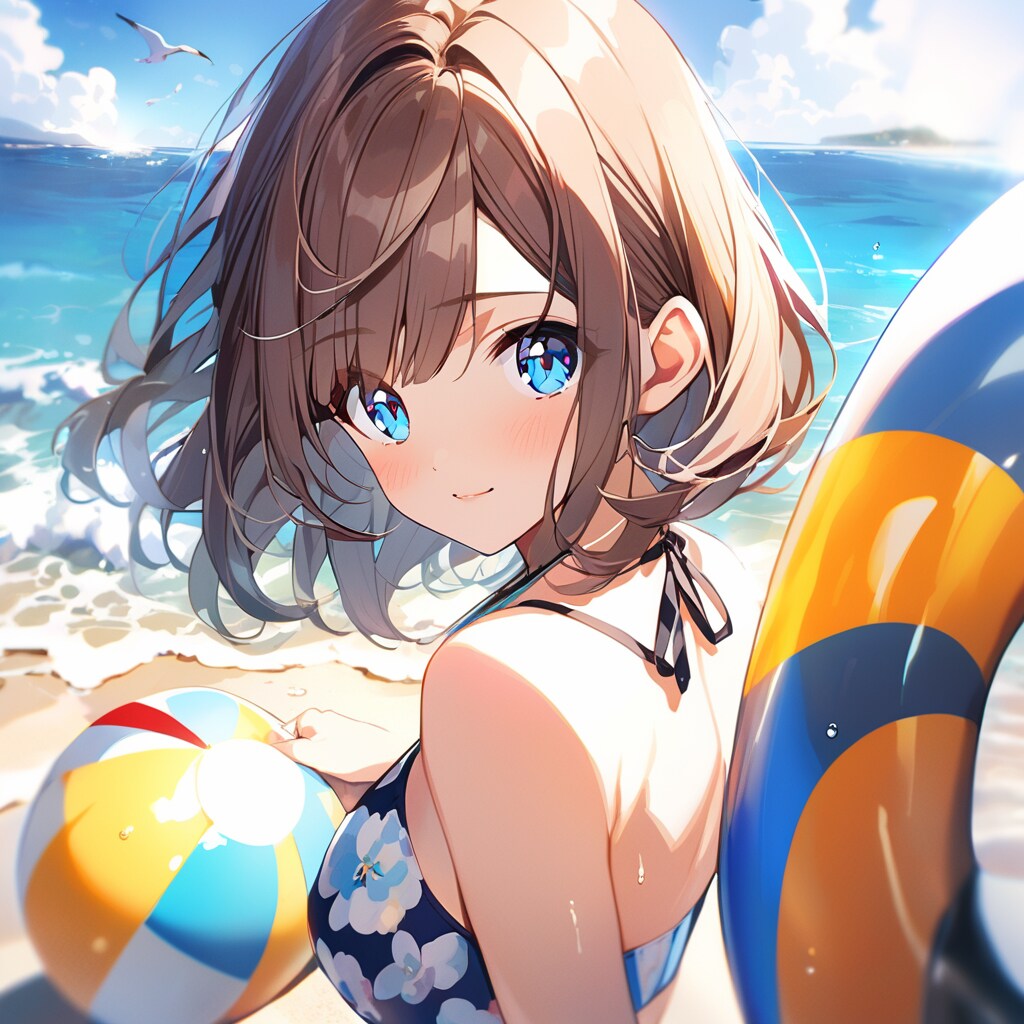 水着の女の子