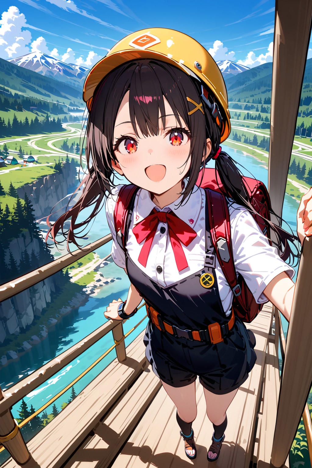 黒髪探索者(絶景を確保ーなんちゃって...)_20250513