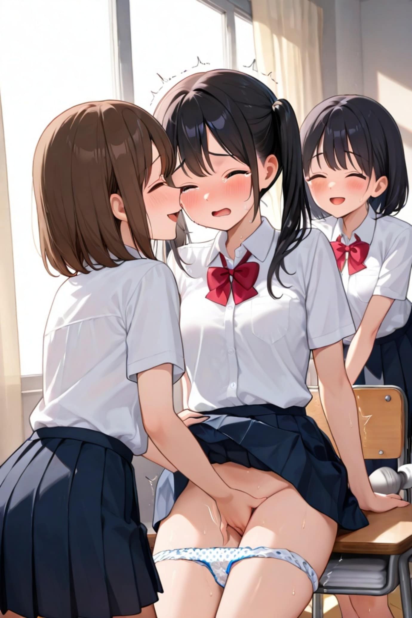 休み時間に…