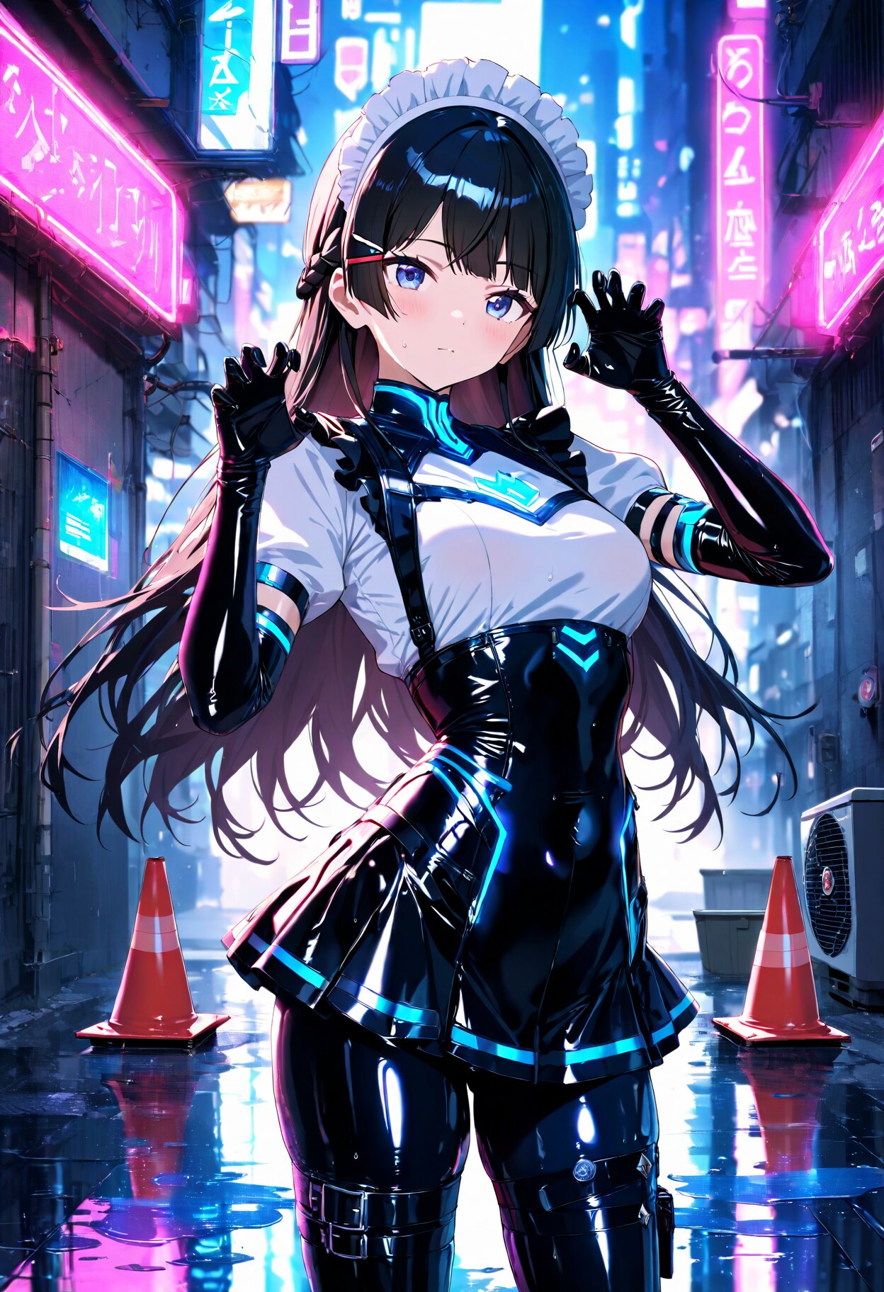 ラバーメイド服 - 月ノ美兎 / にじさんじ