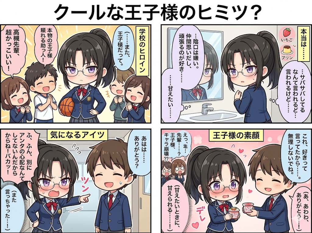 【四コマ漫画】楓ちゃんの日常