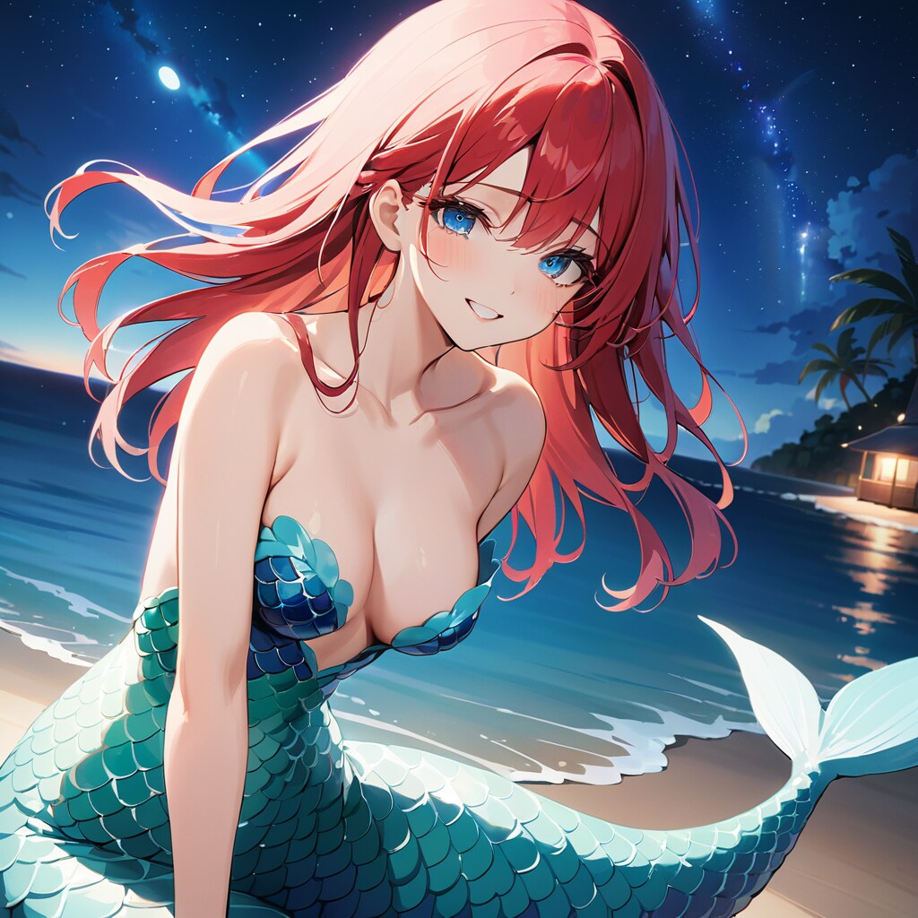 星空の下で微笑む人魚①