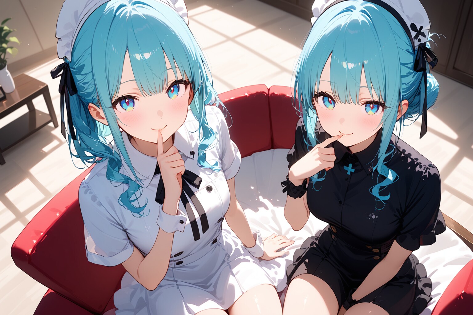 リビングに咲く花 | の人気AIイラスト・グラビア