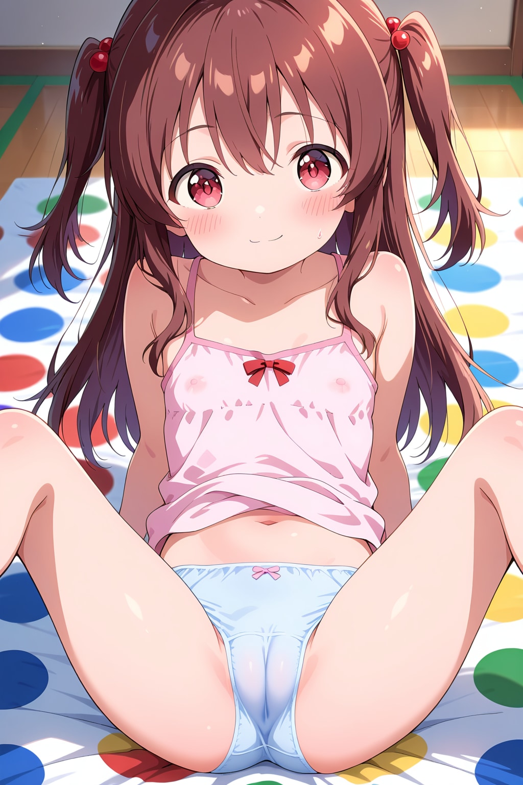 ツイスターゲームで遊ぼ