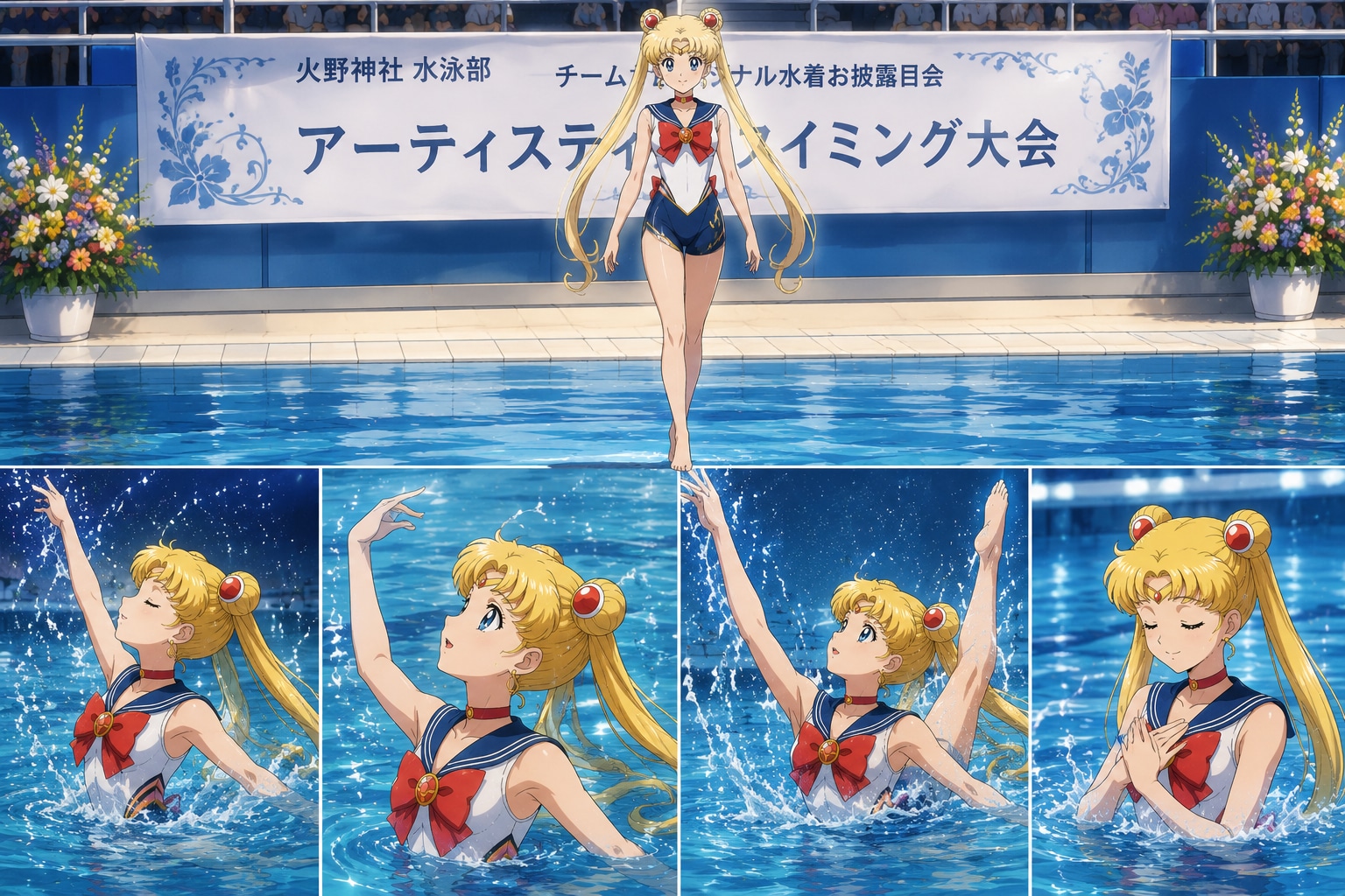 火野神社水泳部アーティスティックスイミング編２第16話