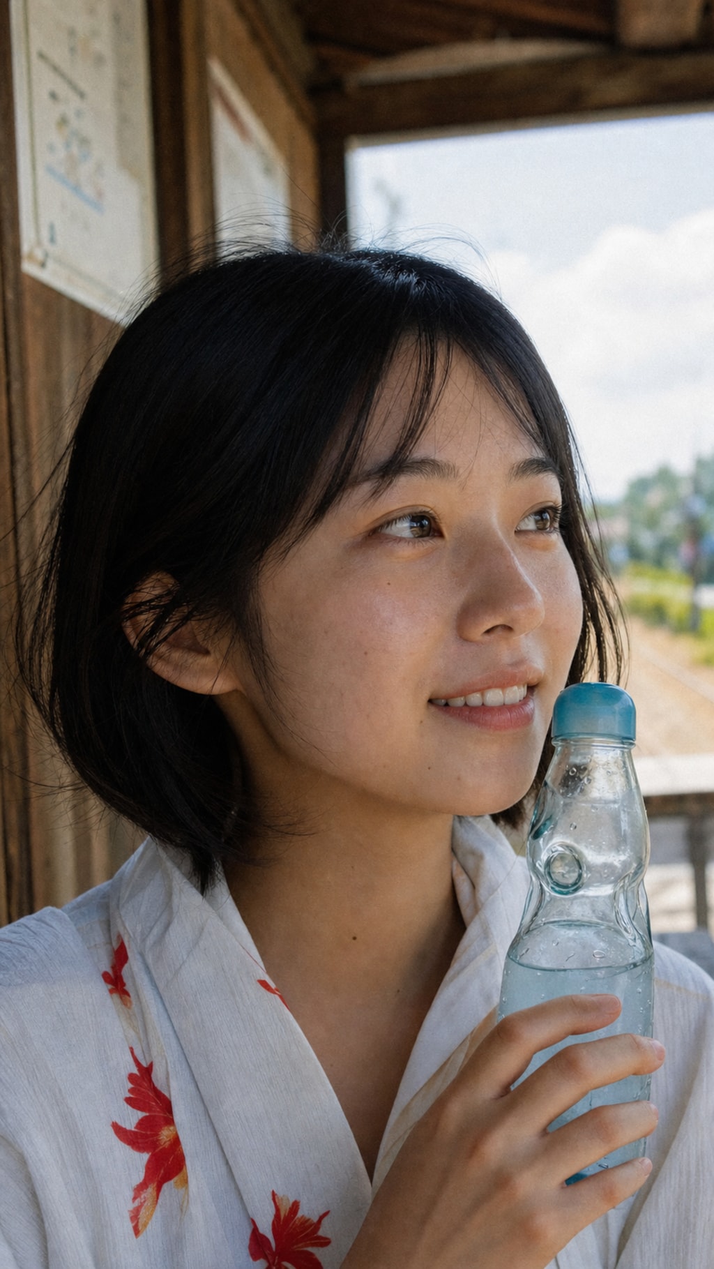 Summer Waiting at the Old Station