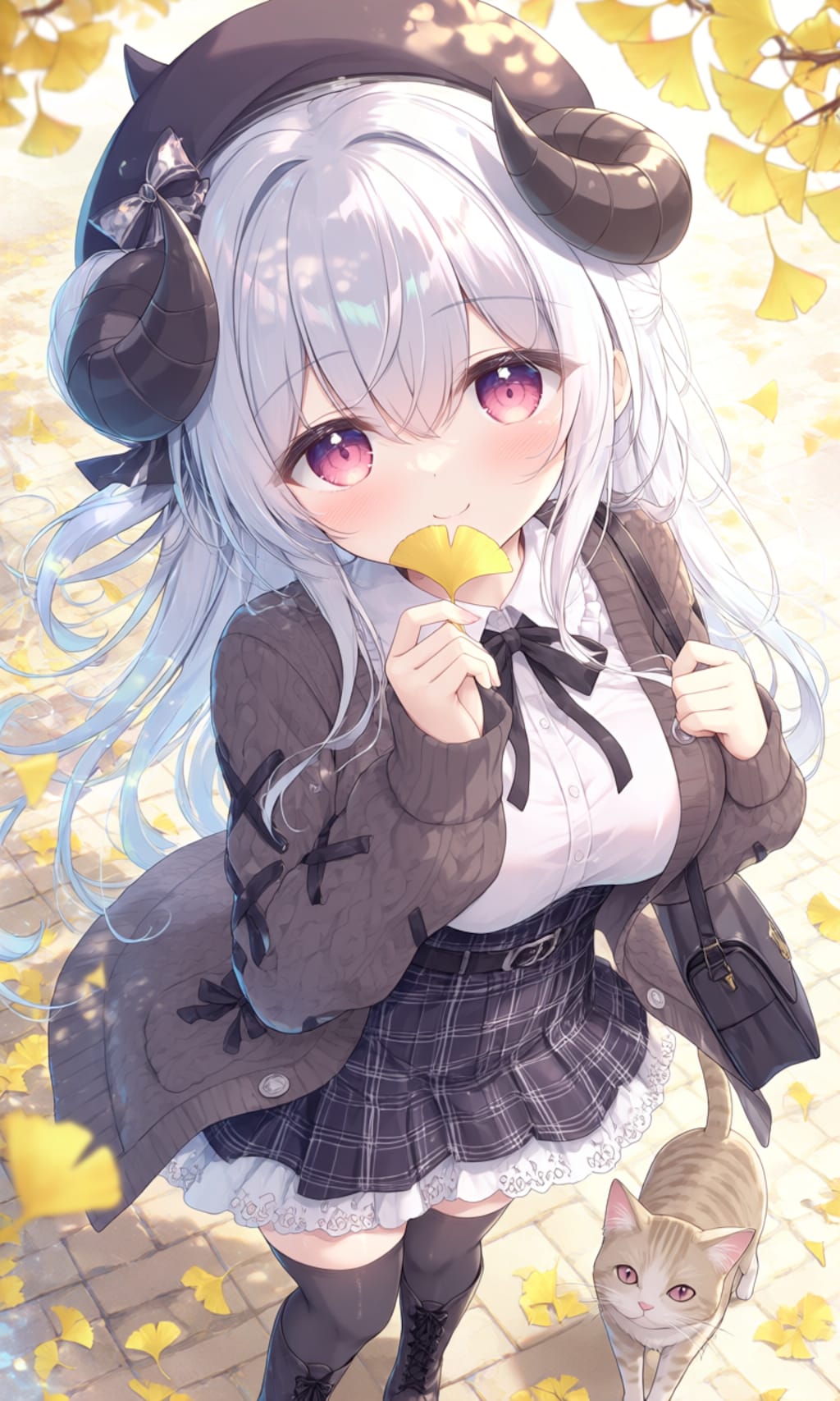 一枚の葉、ふたつの静けさ。