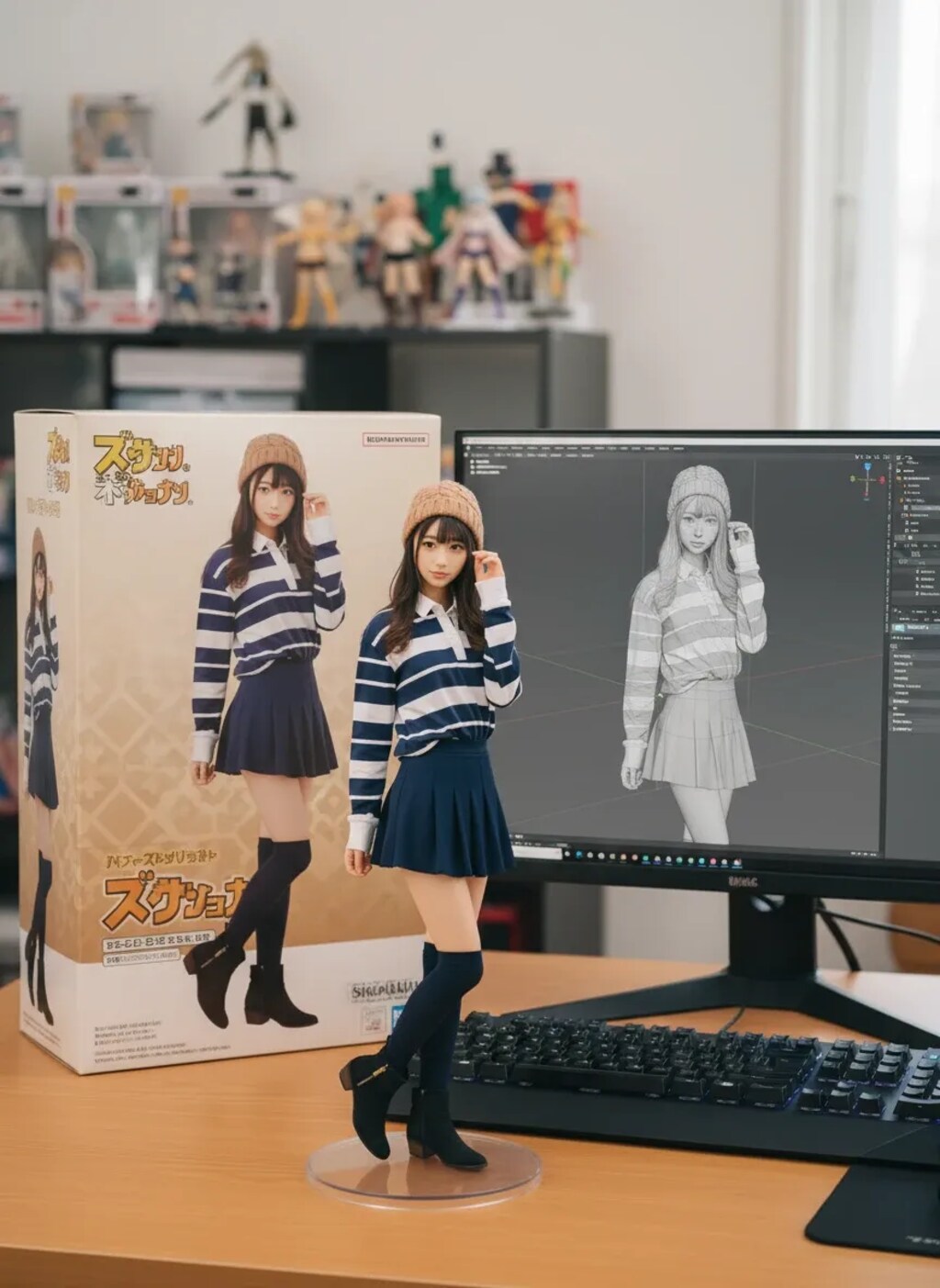 フィギュア(秋の美少女)