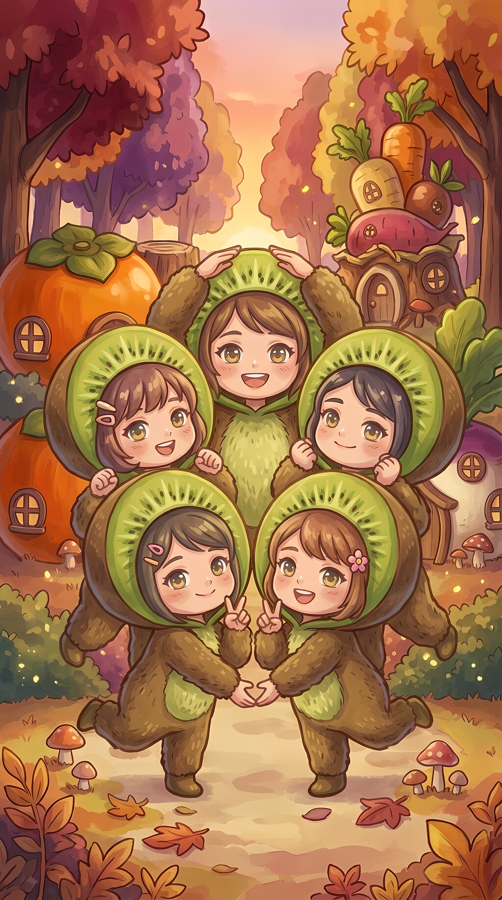 キウイの着ぐるみ