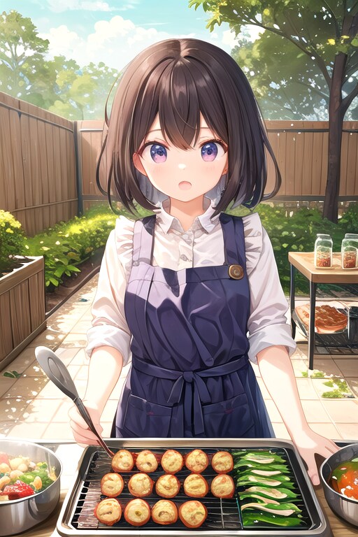 ○ートボールを作る女の子[タートボール] | の人気AIイラスト・グラビア