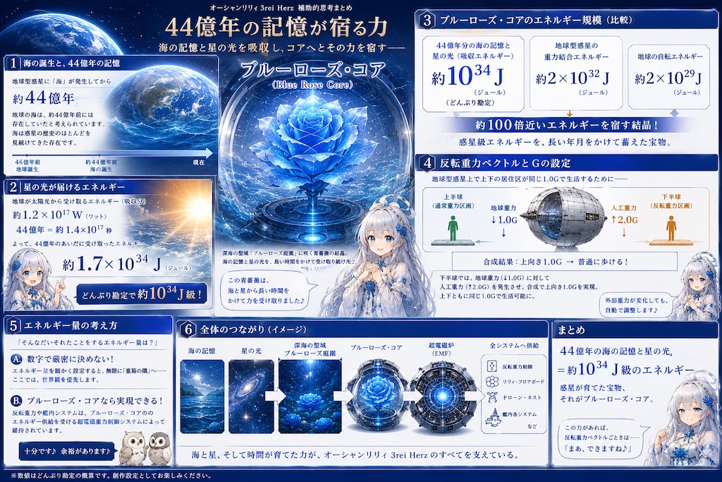 オーシャンリリィ3rei Herzブルーローズ・コア