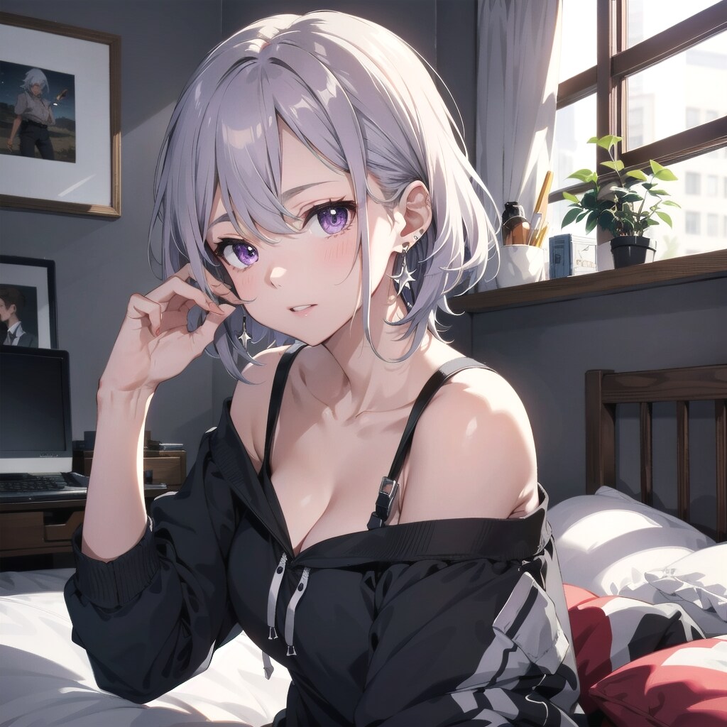 寝起き女子