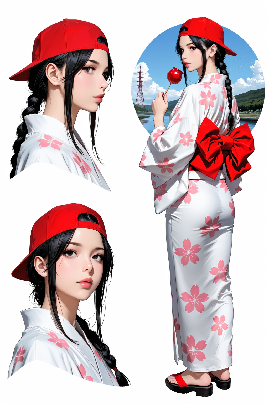 Beautiful Basket Girl（バスケ女子【マネージャー／浴衣（設定資料）篇】）